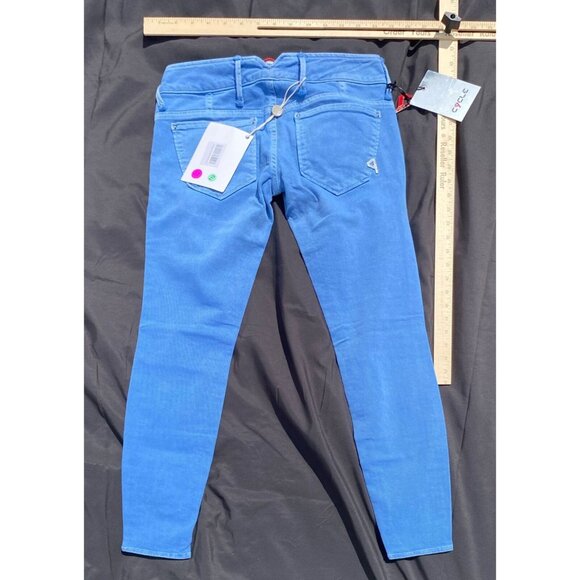 Cycle Denim Skinny Lightweight Comfortable Cobalt Blue Wash Women's Jeans 27 NWT - Picture 6 of 6